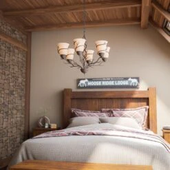 Kenroy Twigs 6-Light Chandelier In Bronze -Home Decoration Series 63690986 7