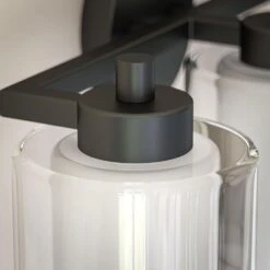 Kenroy Orienta 3-Light Vanity In Matte Black -Home Decoration Series 63691018 4