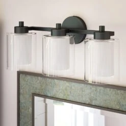 Kenroy Orienta 3-Light Vanity In Matte Black -Home Decoration Series 63691018 6