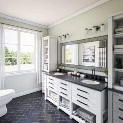 Kenroy Orienta 3-Light Vanity In Matte Black -Home Decoration Series 63691018 8