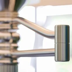 Kenroy Riverside Swing Arm Floor Lamp In Brushed Steel -Home Decoration Series 63691109 4