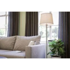 Kenroy Riverside Swing Arm Floor Lamp In Brushed Steel -Home Decoration Series 63691109 5