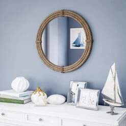 Kenroy Rudy Wall Mirror In Natural -Home Decoration Series 63691562 5