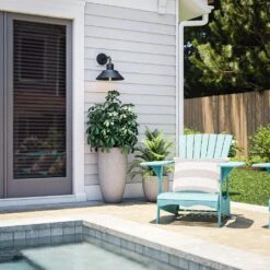 Kenroy Sully Large Patio Wall Lantern With Straight Arm In Black 15 Kenroy Sully Large Patio Wall Lantern With Straight Arm In Black -Home Decoration Series 63691752 6