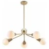 Kenroy Vaughn 5-Light Chandelier In Painted Gold
