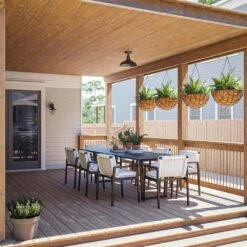 Kenroy Dale 1-Light Large Patio Semi-Flush In Sand Black 14 Kenroy Dale 1-Light Large Patio Semi-Flush In Sand Black -Home Decoration Series 63691976 5