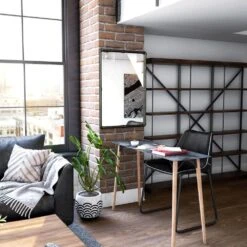 Kenroy Steam Fitter Wall Mirror In Silver -Home Decoration Series 63692198 5