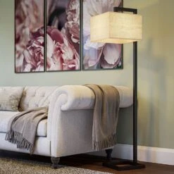 Kenroy 4 Square Floor Lamp In Oil Rubbed Bronze -Home Decoration Series 63693089 6