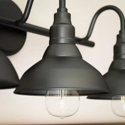 Kenroy Dale 3-Light Vanity In Sand Black -Home Decoration Series 63693469 5