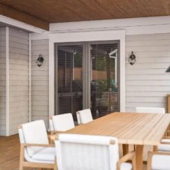 Kenroy Hatteras 1-Light Small Outdoor Wall Lantern In Black -Home Decoration Series 63693568 6