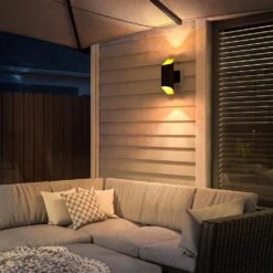 Kenroy Quinn 2-Light LED Lantern In Matte Black -Home Decoration Series 63693667 5