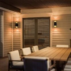 Kenroy Quinn 2-Light LED Lantern In Matte Black -Home Decoration Series 63693667 7