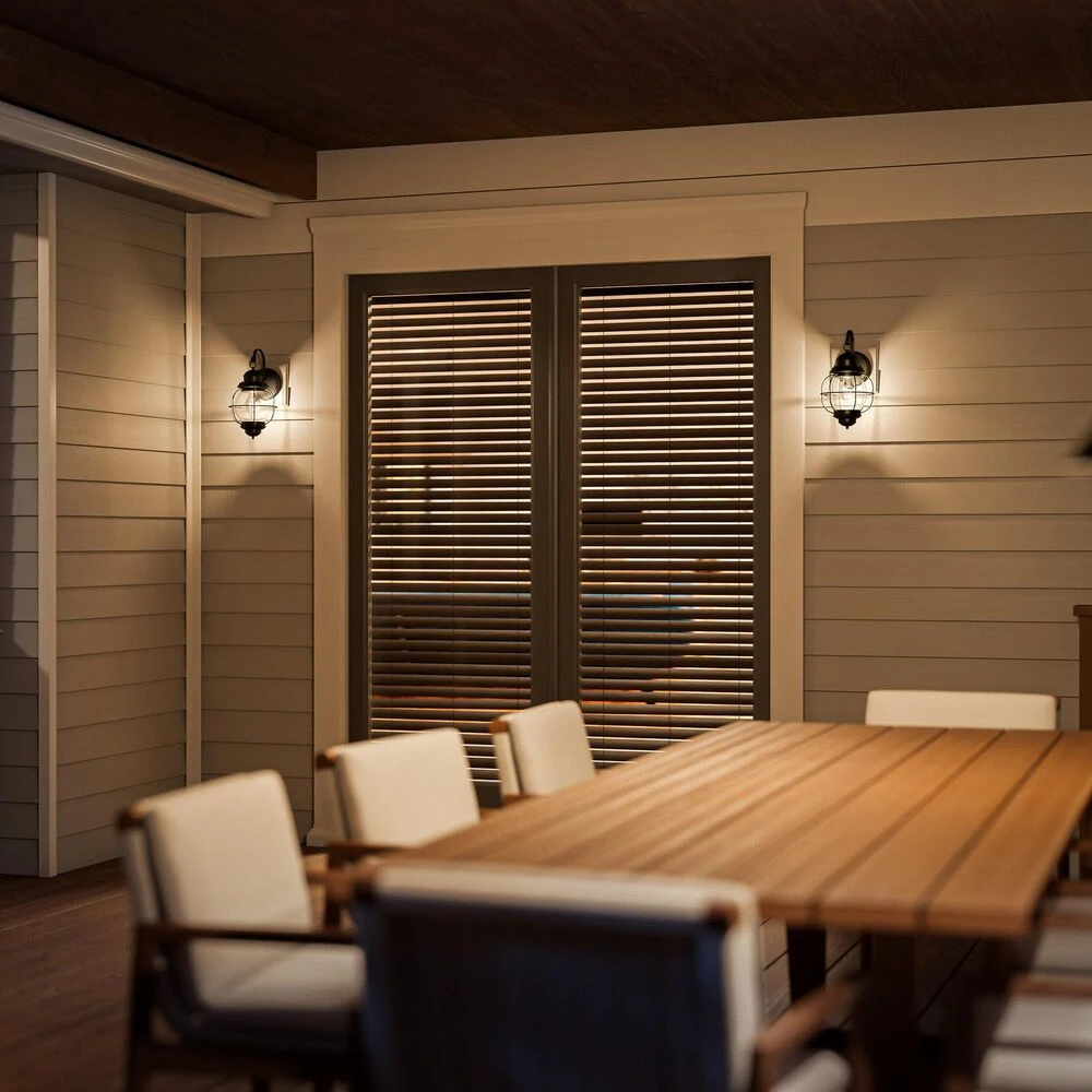 Kenroy Hatteras 1-Light Medium Outdoor Wall Lantern In Black 9 Kenroy Hatteras 1-Light Medium Outdoor Wall Lantern In Black - Image 7