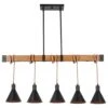 Kenroy Abilene 5-Light Island Light In Black