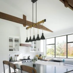 Kenroy Abilene 5-Light Island Light In Black -Home Decoration Series 63694061 7