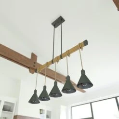 Kenroy Abilene 5-Light Island Light In Black -Home Decoration Series 63694061 9