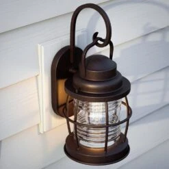 Kenroy Beacon 1-Light Outdoor Wall Lantern In Blackened Gilded Copper -Home Decoration Series 63694350 2