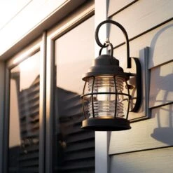 Kenroy Beacon 1-Light Outdoor Wall Lantern In Blackened Gilded Copper -Home Decoration Series 63694350 3