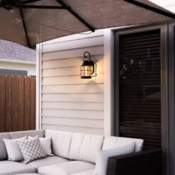 Kenroy Beacon 1-Light Outdoor Wall Lantern In Blackened Gilded Copper -Home Decoration Series 63694350 4