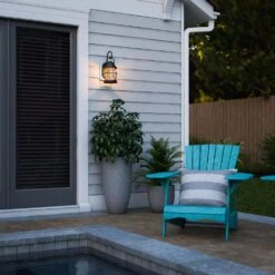 Kenroy Beacon 1-Light Outdoor Wall Lantern In Blackened Gilded Copper -Home Decoration Series 63694350 5