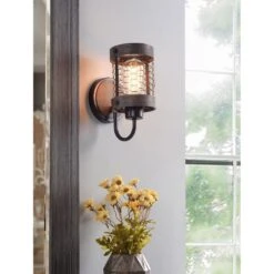 Kenroy Cozy 1-Light Sconce In Oil Rubbed Bronze -Home Decoration Series 63694483 2