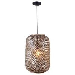 Kenroy Walker 1-Light Pendant In Black