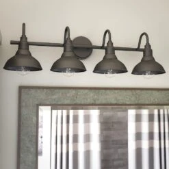 Kenroy Dale 4-Light Vanity In Sand Black -Home Decoration Series 63694921 2