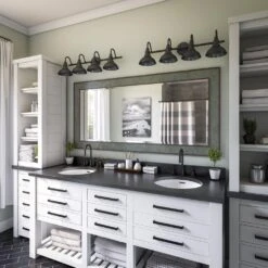 Kenroy Dale 4-Light Vanity In Sand Black -Home Decoration Series 63694921 5