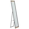 Adesso Albert Floor Mirror In Black And Natural -Home Decoration Series 63707962 1