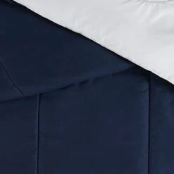 Pem America 2-Piece Twin Comforter Set In Grey And Navy -Home Decoration Series 63866750 5