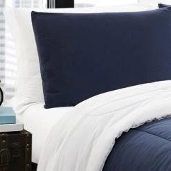 Pem America 2-Piece Twin Comforter Set In Grey And Navy -Home Decoration Series 63866750 7