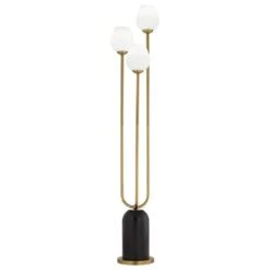 Pacific Coast Lighting Grayson Floor Lamp In Matte Black And Gold -Home Decoration Series 63921969 7