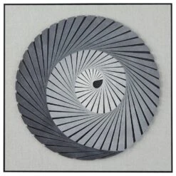 Maple And Jade 3D Spiral Shadowbox In Gray -Home Decoration Series 64001118 4