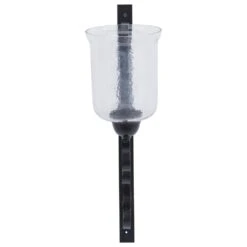 Maple And Jade 24" X 12" Candle Holder Wall Sconce In Black -Home Decoration Series 64001290 4