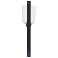 Maple And Jade 24" X 12" Candle Holder Wall Sconce In Black -Home Decoration Series 64001290 6