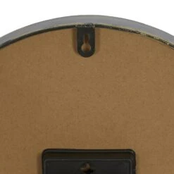 Maple And Jade 14" Fluted Frame Wall Clock In Black -Home Decoration Series 64001340 4