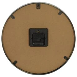 Maple And Jade 14" Fluted Frame Wall Clock In Black -Home Decoration Series 64001340 5