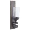 Maple And Jade 20" X 5" Candle Holder Wall Sconce In Brown -Home Decoration Series 64001787 1