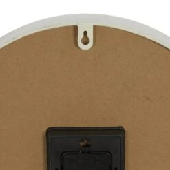 Maple And Jade 14" Fluted Frame Wall Clock In White 12 Maple And Jade 14" Fluted Frame Wall Clock In White -Home Decoration Series 64001860 4