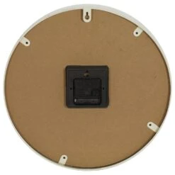 Maple And Jade 14" Fluted Frame Wall Clock In White 13 Maple And Jade 14" Fluted Frame Wall Clock In White -Home Decoration Series 64001860 5