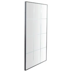 Maple And Jade 40" Rectangular Wall Mirror In Matte Black -Home Decoration Series 64002447 4