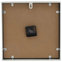 Maple And Jade 12" Embossed Wall Clock In White 11 Maple And Jade 12" Embossed Wall Clock In White -Home Decoration Series 64003726 4