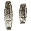 Maple And Jade 19" X 6" Candle Holder Wall Sconce In Silver (Set Of 2) -Home Decoration Series 64004328 1