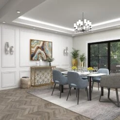 Maple And Jade 19" X 6" Candle Holder Wall Sconce In Silver (Set Of 2) -Home Decoration Series 64004328 14