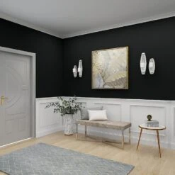 Maple And Jade 19" X 6" Candle Holder Wall Sconce In Silver (Set Of 2) -Home Decoration Series 64004328 17