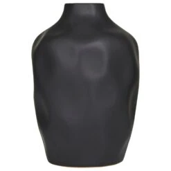 Maple And Jade Ceramic Modern Vase In Black -Home Decoration Series 64004336 3