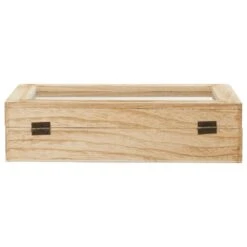 Maple And Jade 12" Wood Farmhouse Table Clock In Black -Home Decoration Series 64006927 4