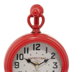 Maple And Jade Pendulum Table Clock In Red 10 Maple And Jade Pendulum Table Clock In Red -Home Decoration Series 64007164 3
