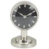 Maple And Jade Modern Abstract Clock In Silver And Black -Home Decoration Series 64008311 1
