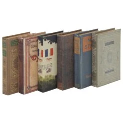 Maple And Jade Book Box In Multicolor (Set Of 6)